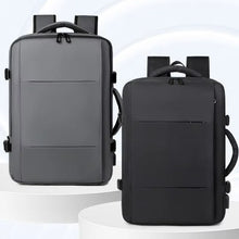 Load image into Gallery viewer, Travel business school expandable USB large capacity 17.3 laptop waterproof backpack