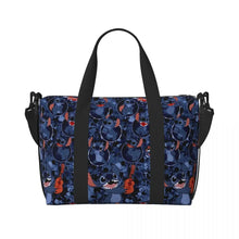 Load image into Gallery viewer, Custom Large SLilo And Stitch Cartoon Tote Bag Women Anime Shopping Shoulder Beach Gym Travel Bag