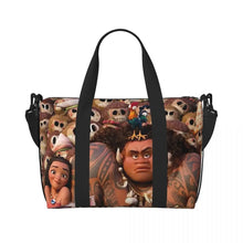 Load image into Gallery viewer, Custom Moana Tote Bag for Women Big Capacity Beach Gym Travel Bags