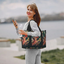 Load image into Gallery viewer, Custom Tinker Bell Stitch Wallpaper Tote Bag Women Large Capacity Beach Gym Travel Bags