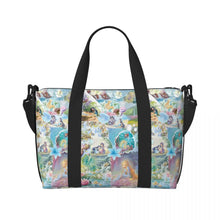 Load image into Gallery viewer, Custom Tinker Bell Stitch Wallpaper Tote Bag Women Large Capacity Beach Gym Travel Bags