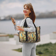 Load image into Gallery viewer, Custom Tinker Bell Stitch Wallpaper Tote Bag Women Large Capacity Beach Gym Travel Bags
