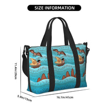 Load image into Gallery viewer, Custom Moana Tote Bag for Women Big Capacity Beach Gym Travel Bags