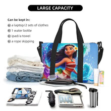 Load image into Gallery viewer, Custom Moana Tote Bag for Women Big Capacity Beach Gym Travel Bags