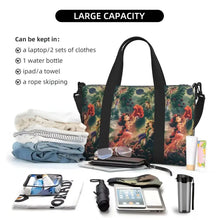 Load image into Gallery viewer, Custom Tinker Bell Stitch Wallpaper Tote Bag Women Large Capacity Beach Gym Travel Bags