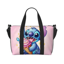Load image into Gallery viewer, Custom Large SLilo And Stitch Cartoon Tote Bag Women Anime Shopping Shoulder Beach Gym Travel Bag