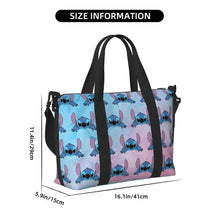 Load image into Gallery viewer, Custom Large SLilo And Stitch Cartoon Tote Bag Women Anime Shopping Shoulder Beach Gym Travel Bag
