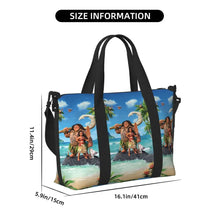 Load image into Gallery viewer, Custom Moana Tote Bag for Women Big Capacity Beach Gym Travel Bags