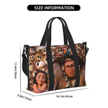 Load image into Gallery viewer, Custom Moana Tote Bag for Women Big Capacity Beach Gym Travel Bags