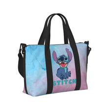 Load image into Gallery viewer, Custom Large SLilo And Stitch Cartoon Tote Bag Women Anime Shopping Shoulder Beach Gym Travel Bag