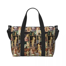 Load image into Gallery viewer, Custom Tinker Bell Stitch Wallpaper Tote Bag Women Large Capacity Beach Gym Travel Bags