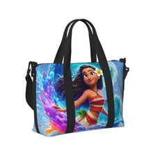 Load image into Gallery viewer, Custom Moana Tote Bag for Women Big Capacity Beach Gym Travel Bags