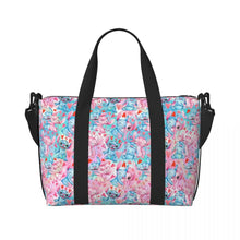 Load image into Gallery viewer, Custom Large SLilo And Stitch Cartoon Tote Bag Women Anime Shopping Shoulder Beach Gym Travel Bag