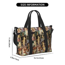 Load image into Gallery viewer, Custom Tinker Bell Stitch Wallpaper Tote Bag Women Large Capacity Beach Gym Travel Bags
