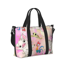 Load image into Gallery viewer, Custom Moana Tote Bag for Women Big Capacity Beach Gym Travel Bags