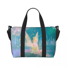 Load image into Gallery viewer, Custom Tinker Bell Stitch Wallpaper Tote Bag Women Large Capacity Beach Gym Travel Bags