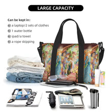 Load image into Gallery viewer, Custom Tinker Bell Stitch Wallpaper Tote Bag Women Large Capacity Beach Gym Travel Bags