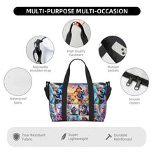 Load image into Gallery viewer, Custom Tinker Bell Stitch Wallpaper Tote Bag Women Large Capacity Beach Gym Travel Bags