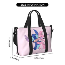 Load image into Gallery viewer, Custom Large SLilo And Stitch Cartoon Tote Bag Women Anime Shopping Shoulder Beach Gym Travel Bag