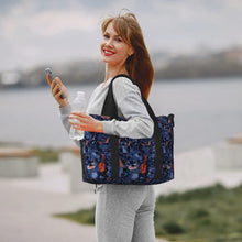 Load image into Gallery viewer, Custom Large SLilo And Stitch Cartoon Tote Bag Women Anime Shopping Shoulder Beach Gym Travel Bag