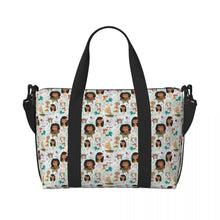 Load image into Gallery viewer, Custom Moana Tote Bag for Women Big Capacity Beach Gym Travel Bags