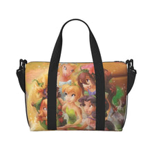 Load image into Gallery viewer, Custom Tinker Bell Stitch Wallpaper Tote Bag Women Large Capacity Beach Gym Travel Bags