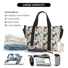 Load image into Gallery viewer, Custom Moana Tote Bag for Women Big Capacity Beach Gym Travel Bags