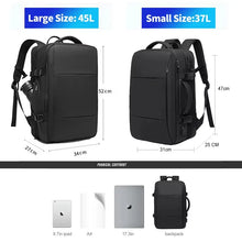 Load image into Gallery viewer, Travel business school expandable USB large capacity 17.3 laptop waterproof backpack
