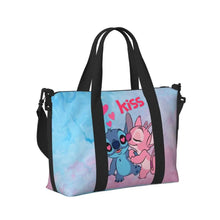 Load image into Gallery viewer, Custom Large SLilo And Stitch Cartoon Tote Bag Women Anime Shopping Shoulder Beach Gym Travel Bag