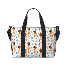 Load image into Gallery viewer, Custom Moana Tote Bag for Women Big Capacity Beach Gym Travel Bags
