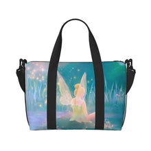 Load image into Gallery viewer, Custom Tinker Bell Stitch Wallpaper Tote Bag Women Large Capacity Beach Gym Travel Bags