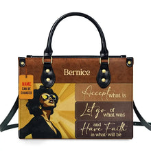 Load image into Gallery viewer, African Girl Print Leather Handbag for Black Women Fashion Top-handle Tote High Quality Luxury Shoulder Purse Shopping Messenger