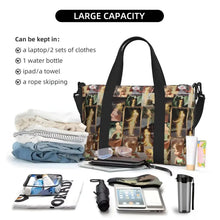 Load image into Gallery viewer, Custom Tinker Bell Stitch Wallpaper Tote Bag Women Large Capacity Beach Gym Travel Bags