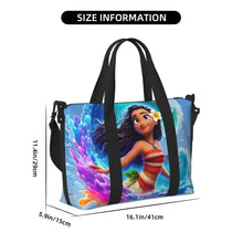 Load image into Gallery viewer, Custom Moana Tote Bag for Women Big Capacity Beach Gym Travel Bags