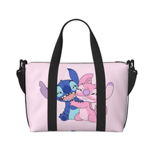 Load image into Gallery viewer, Custom Large SLilo And Stitch Cartoon Tote Bag Women Anime Shopping Shoulder Beach Gym Travel Bag
