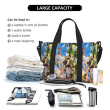 Load image into Gallery viewer, Custom Tinker Bell Stitch Wallpaper Tote Bag Women Large Capacity Beach Gym Travel Bags