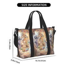Load image into Gallery viewer, Custom Tinker Bell Stitch Wallpaper Tote Bag Women Large Capacity Beach Gym Travel Bags