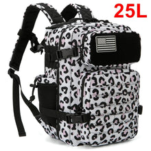 Load image into Gallery viewer, 25L/45L Tactical Backpack for Women/men Outdoor Hiking Laser Cut Molle Daypack School Bag Gym Rucksack with Dual Cup Holder