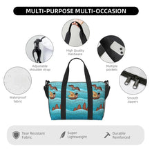 Load image into Gallery viewer, Custom Moana Tote Bag for Women Big Capacity Beach Gym Travel Bags