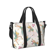 Load image into Gallery viewer, Custom Tinker Bell Stitch Wallpaper Tote Bag Women Large Capacity Beach Gym Travel Bags