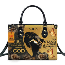 Load image into Gallery viewer, African Girl Print Leather Handbag for Black Women Fashion Top-handle Tote High Quality Luxury Shoulder Purse Shopping Messenger