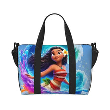 Load image into Gallery viewer, Custom Moana Tote Bag for Women Big Capacity Beach Gym Travel Bags