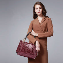 Load image into Gallery viewer, Fashion Alligator Casual Tote Shoulder bags