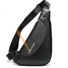Load image into Gallery viewer, WESTAL Men Shoulder Bag Genuine Leather Chest Pack Man Sling Messenger Bags Small Crossbody Bags Side Bags