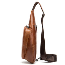 Load image into Gallery viewer, WESTAL Men Shoulder Bag Genuine Leather Chest Pack Man Sling Messenger Bags Small Crossbody Bags Side Bags