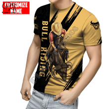 Load image into Gallery viewer, Rodeo Bull Riding Cowboy 3DPrint Casual Streetwear T-Shirts