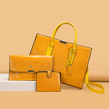 Load image into Gallery viewer, Crocodile Patent Leather Messenger Bags