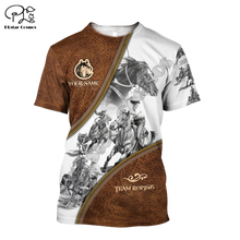 Load image into Gallery viewer, Rodeo Bull Riding Cowboy 3DPrint Casual Streetwear T-Shirts