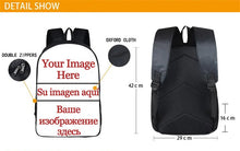 Load image into Gallery viewer, African American Student School Bags Notebook Backpacks 3D Printed Oxford Waterproof Travel Bags
