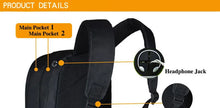 Load image into Gallery viewer, African American Student School Bags Notebook Backpacks 3D Printed Oxford Waterproof Travel Bags
